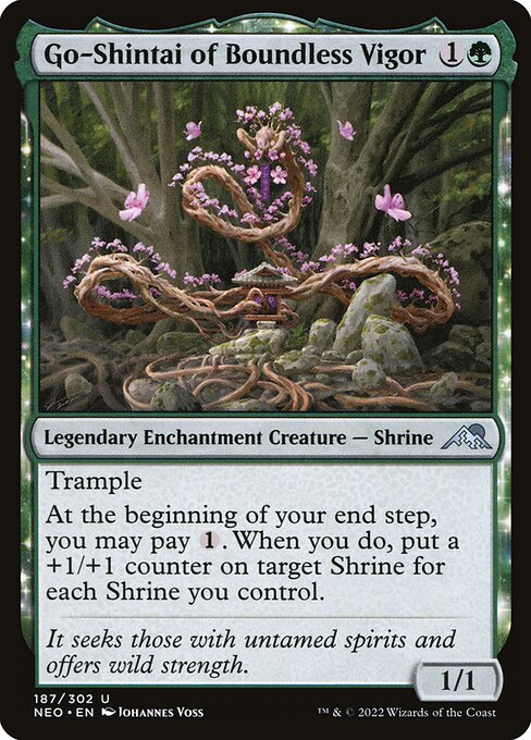 Go-Shintai der grenzenlosen Lebenskraft NEO-187 Uncommon Near Mint Englisch Foil