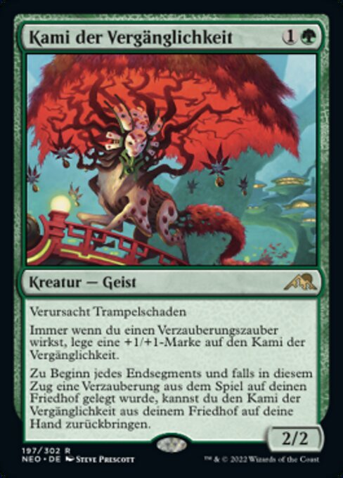 Kami der Vergänglichkeit NEO-197 Rare Excellent Deutsch