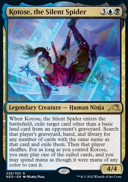 Kotose, die lautlose Spinne NEO-228 Rare Excellent Englisch Foil