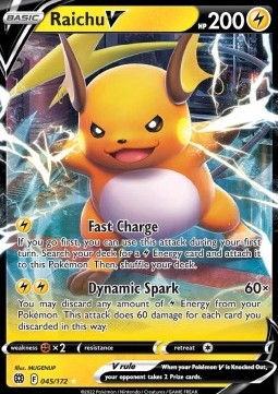 Raichu V BRS-045 Ultra Rare Poor Deutsch