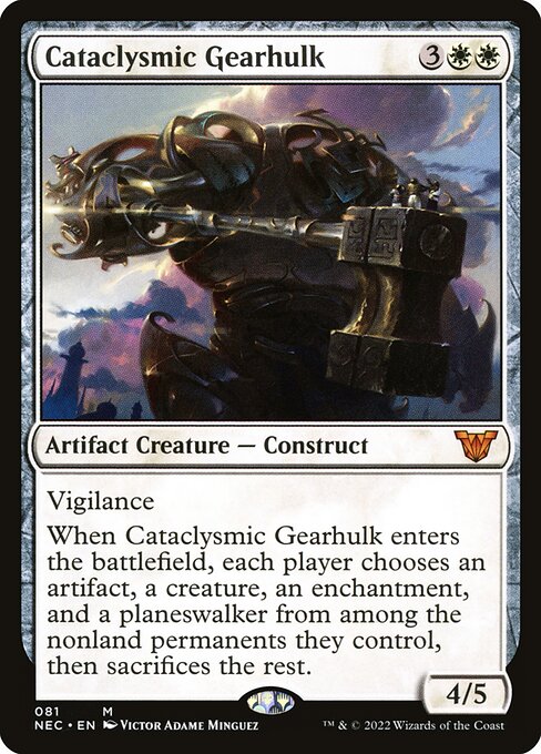 Cataclysmic Gearhulk NEC-81 Mythic Good Englisch