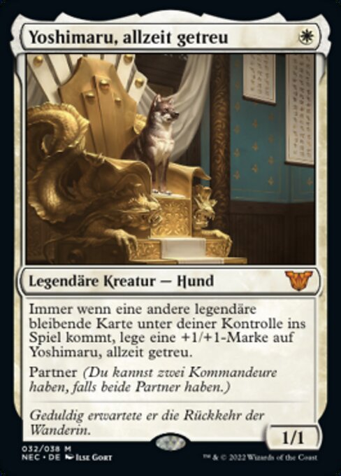 Yoshimaru, allzeit getreu (V.1) NEC-32 Mythic Near Mint Deutsch