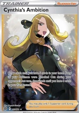 Cynthias Ehrgeiz BRS-169 Ultra Rare Excellent Deutsch