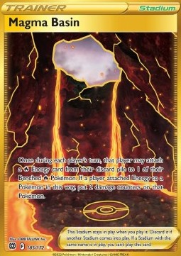 Magma Basin BRS-185 Secret Rare Near Mint Englisch