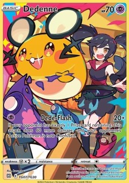 Dedenne BRS-TG07 Holo Rare Near Mint Englisch