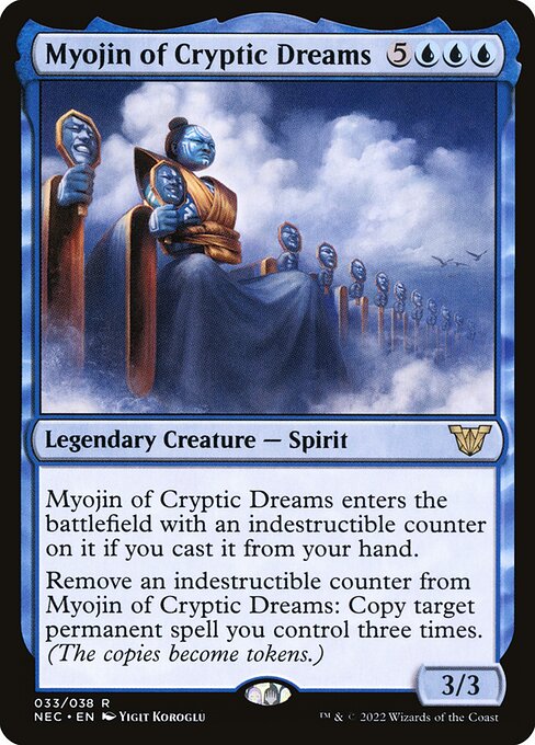 Myojin of Cryptic Dreams NEC-33 Rare Near Mint Englisch