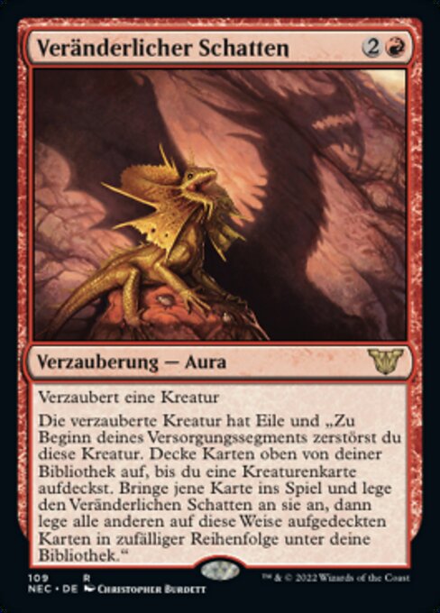 Veränderlicher Schatten NEC-109 Rare Near Mint Deutsch
