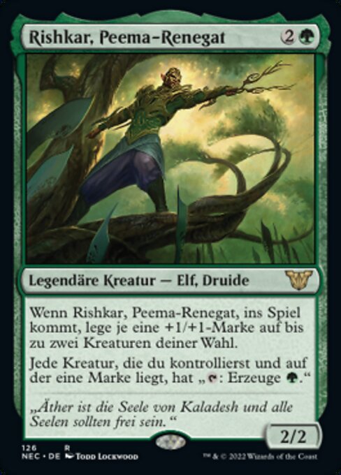 Rishkar, Peema-Renegat NEC-126 Rare Near Mint Deutsch