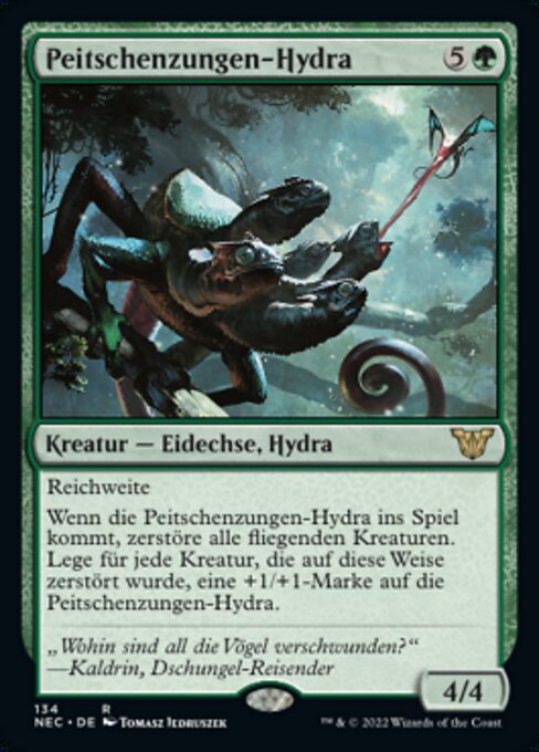 Peitschenzungen-Hydra NEC-134 Rare Excellent Deutsch