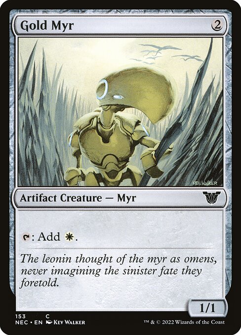 Gold Myr NEC-153 Common Excellent Englisch