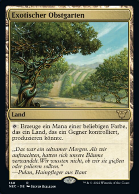 Exotischer Obstgarten NEC-168 Rare Near Mint Deutsch