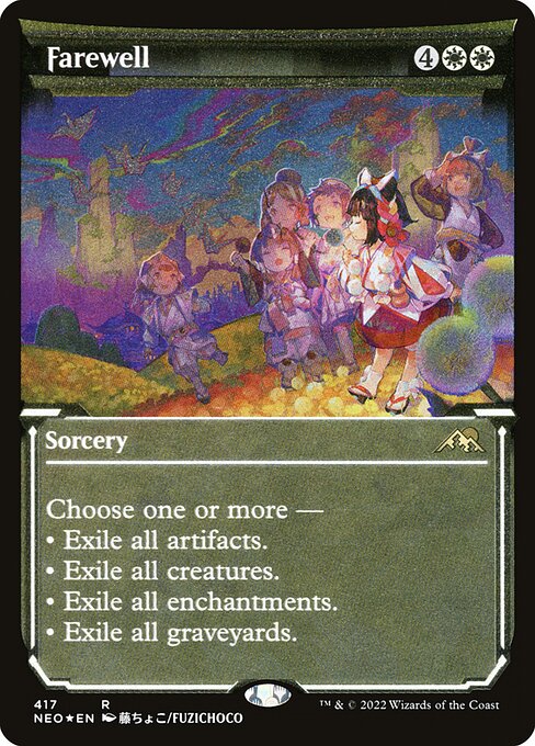Farewell XNEO-417 Rare Near Mint Englisch Foil