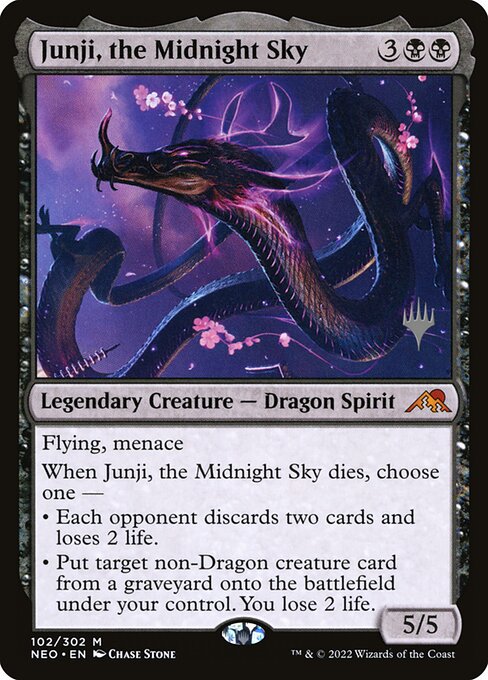 Junji, the Midnight Sky PNEO-102 Mythic Near Mint Englisch Foil