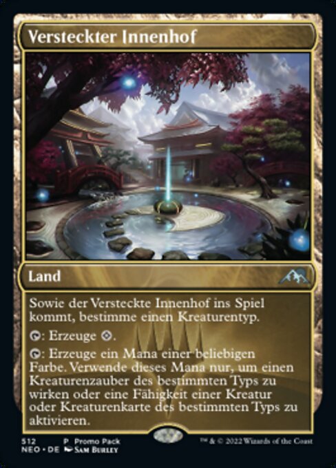 Versteckter Innenhof PNEO-512 Uncommon Excellent Deutsch
