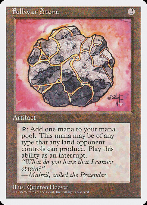 Fellwar Stone 4ED- Uncommon Played Englisch