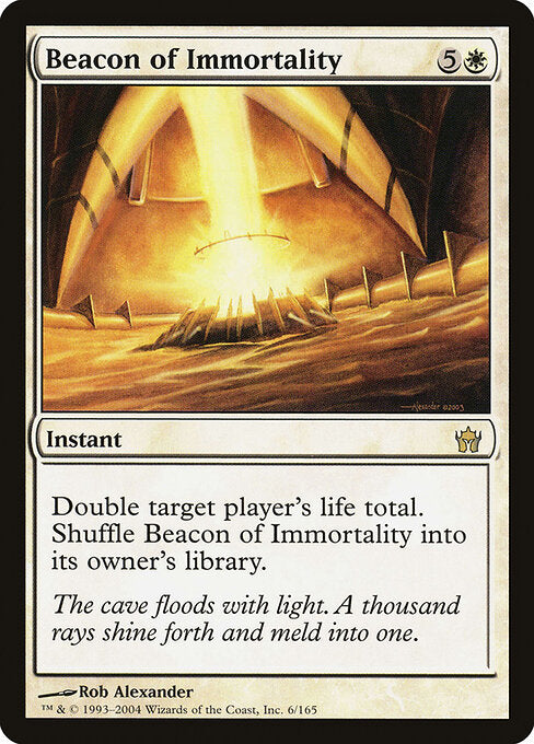 Beacon of Immortality 5DN-6 Rare Light Played Englisch