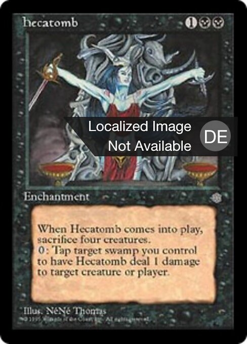 Hekatombe ICE- Rare Light Played Deutsch