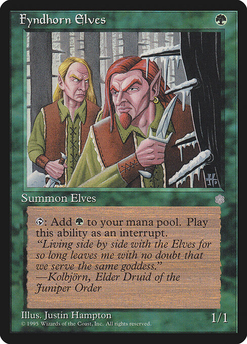 Fyndhorn Elves ICE- Common Light Played Englisch