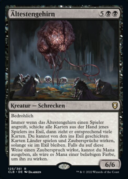 Ältestengehirn CLB-125 Rare Near Mint Deutsch Foil