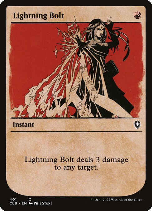 Lightning Bolt XCLB-401 Common Excellent Englisch Foil