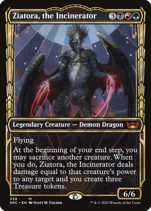Ziatora die Einäscherin (V.1) XSNC-339 Mythic Near Mint Englisch Foil