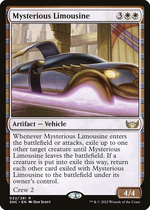 Mysterious Limousine SNC-22 Rare Good Englisch