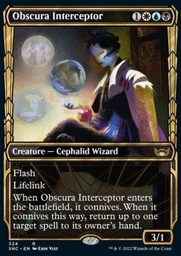 Obscura-Abfängerin (V.1) XSNC-324 Rare Excellent Englisch Foil