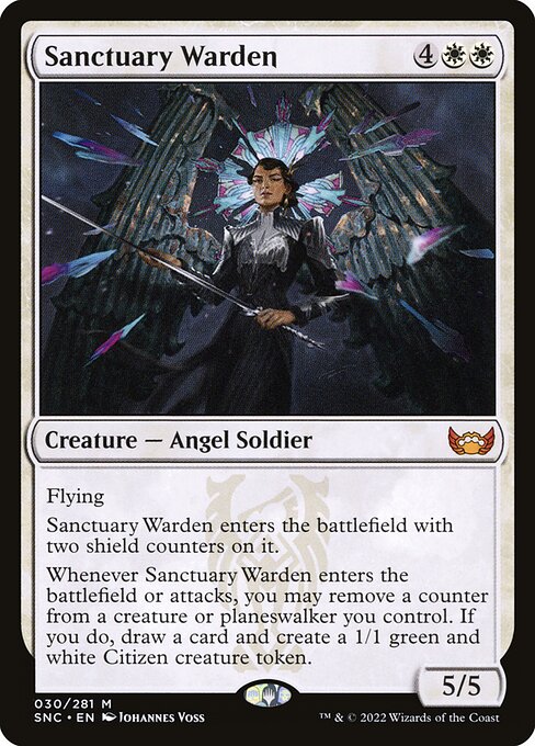 Sanctuary Warden SNC-30 Mythic Near Mint Englisch