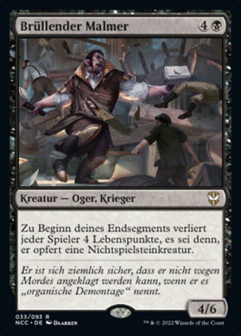 Brüllender Malmer NCC-33 Rare Excellent Deutsch