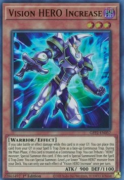 Vision HERO Increase GFP2-057 Ultra Rare Near Mint Englisch 1. Auflage