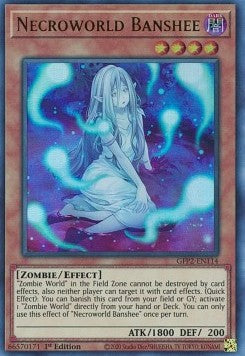 Necroworld Banshee GFP2-114 Ultra Rare Near Mint Englisch 1. Auflage