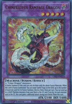 Chimeratech Rampage Dragon GFP2-124 Ultra Rare Near Mint Englisch 1. Auflage