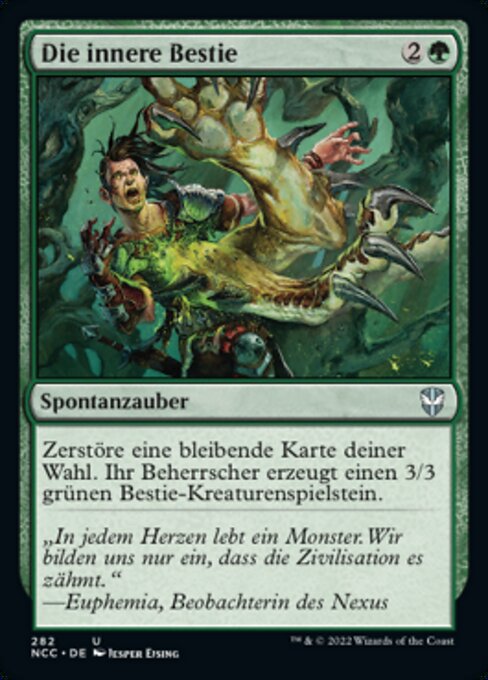 Die innere Bestie NCC-282 Uncommon Near Mint Deutsch
