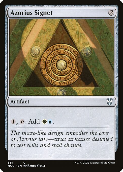 Azorius Signet NCC-361 Uncommon Near Mint Englisch
