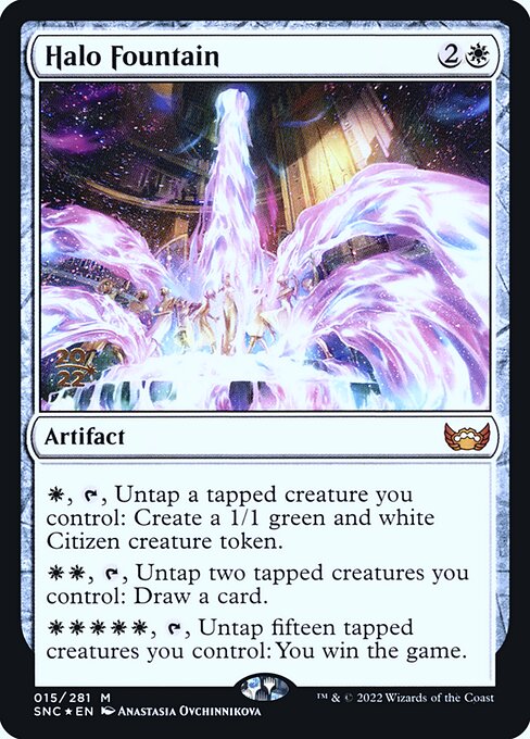 Halo-Brunnen (V.1) PSNC-15 Mythic Near Mint Deutsch Foil