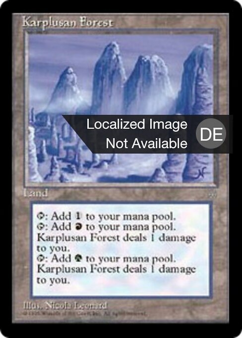 Karplusanischer Wald ICE- Rare Excellent Deutsch