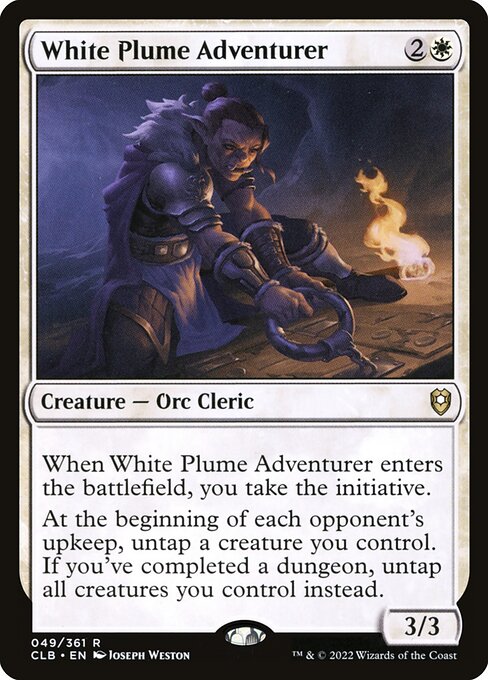 White Plume Adventurer CLB-49 Rare Excellent Englisch