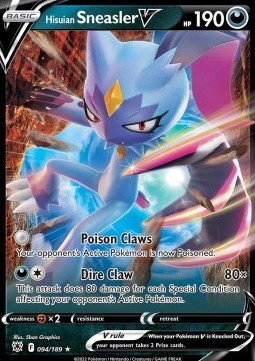 Hisuian Sneasler V ASR-094 Ultra Rare Good Englisch