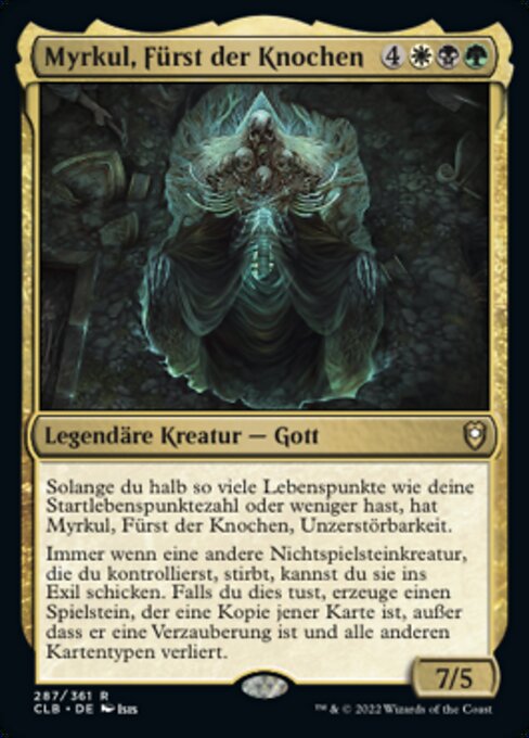 Myrkul, Fürst der Knochen CLB-287 Rare Near Mint Deutsch