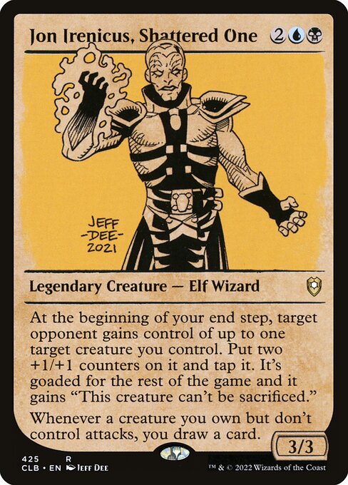 Jon Irenicus der Zerrüttete (V.2) XCLB-425 Rare Near Mint Englisch Foil
