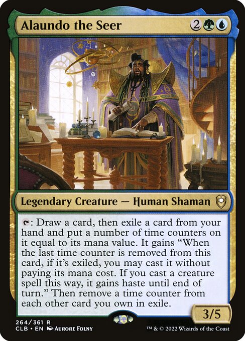 Alaundo the Seer CLB-264 Rare Near Mint Englisch