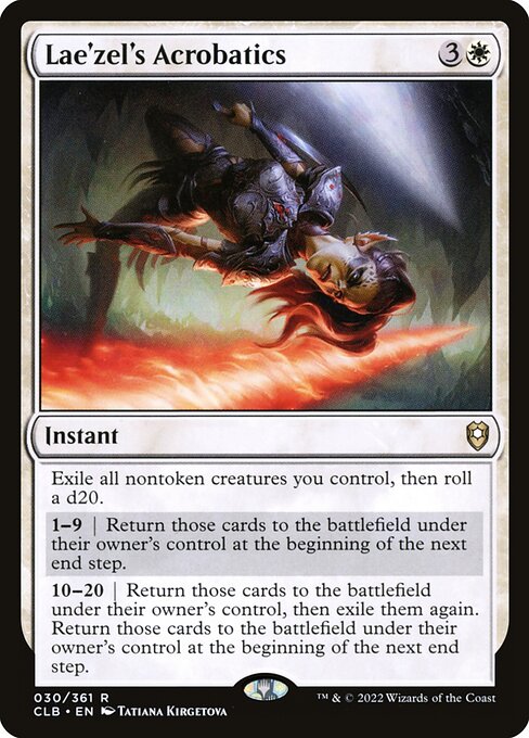 Lae'zel's Acrobatics CLB-30 Rare Good Englisch Foil