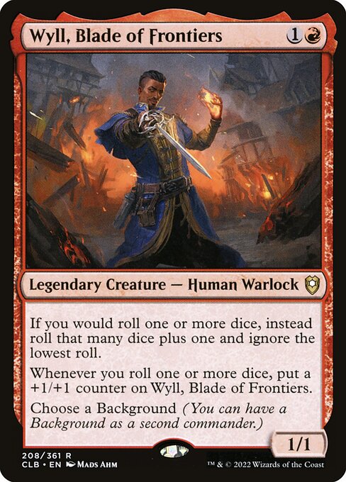 Wyll, Blade of Frontiers CLB-208 Rare Near Mint Englisch