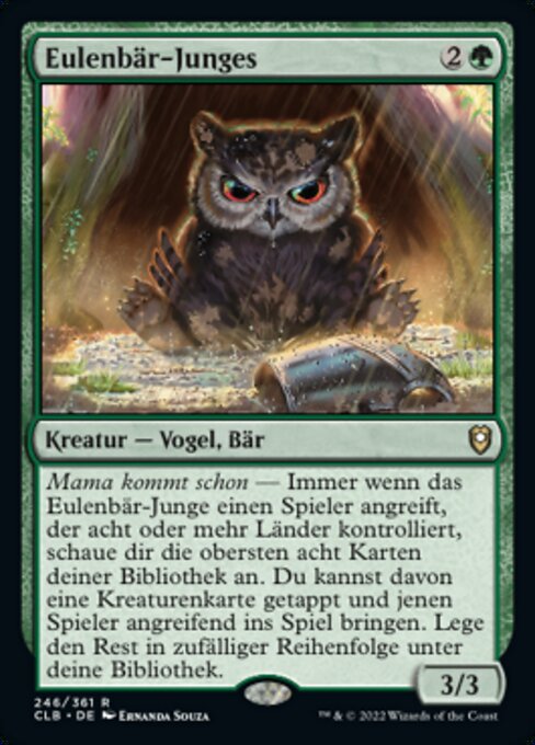Eulenbär-Junges CLB-246 Rare Near Mint Deutsch