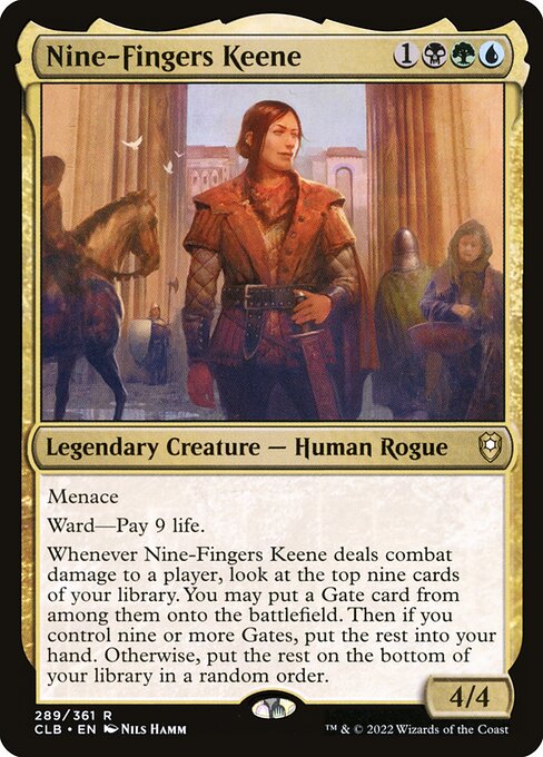 Nine-Fingers Keene CLB-289 Rare Near Mint Englisch Foil