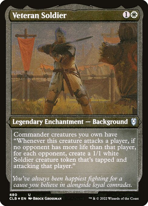 Soldatenveteran (V.1) XCLB-480 Uncommon Excellent Englisch Foil
