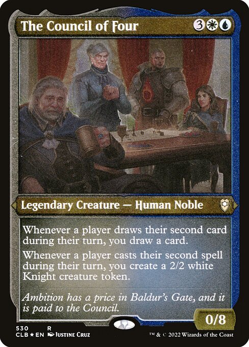 The Council of Four XCLB-530 Rare Near Mint Englisch Foil