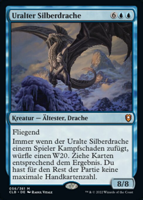 Uralter Silberdrache CLB-56 Mythic Excellent Deutsch
