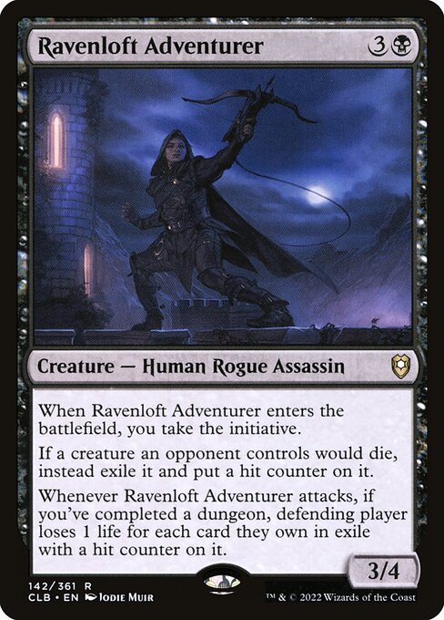 Ravenloft Adventurer CLB-142 Rare Near Mint Englisch Foil