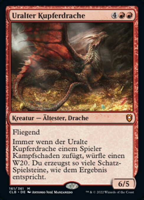 Uralter Kupferdrache CLB-161 Mythic Near Mint Deutsch